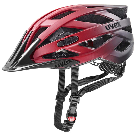 uvex i-vo cc bicycle helmet, red black, 56-60 cm - S4104233017