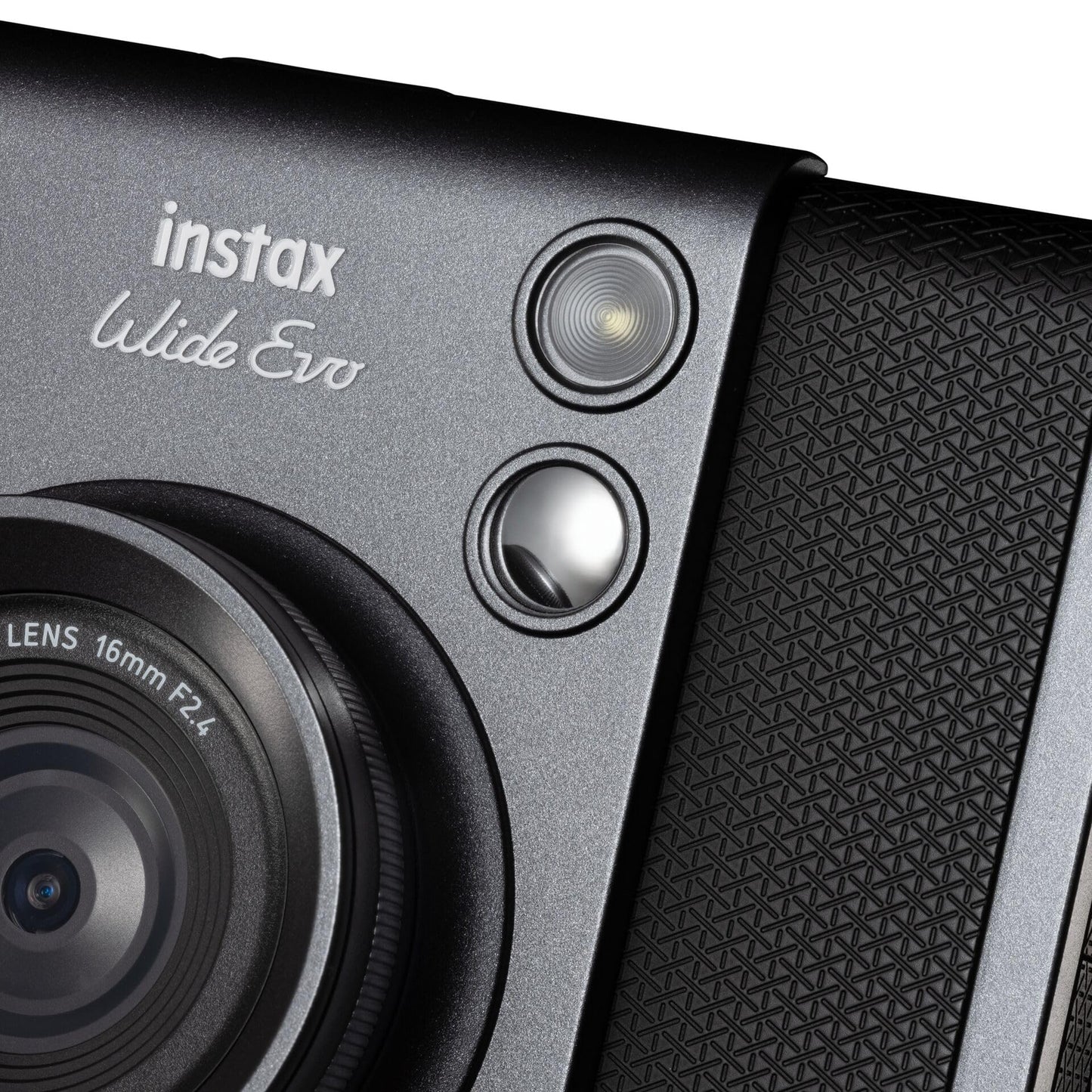 FUJIFILM instax Wide Evo™ hybrid instant camera with display for large images | Selfie mirror, wide angle & 100 creative effect combinations | with smartphone printer function via Bluetooth | Black - EVO,