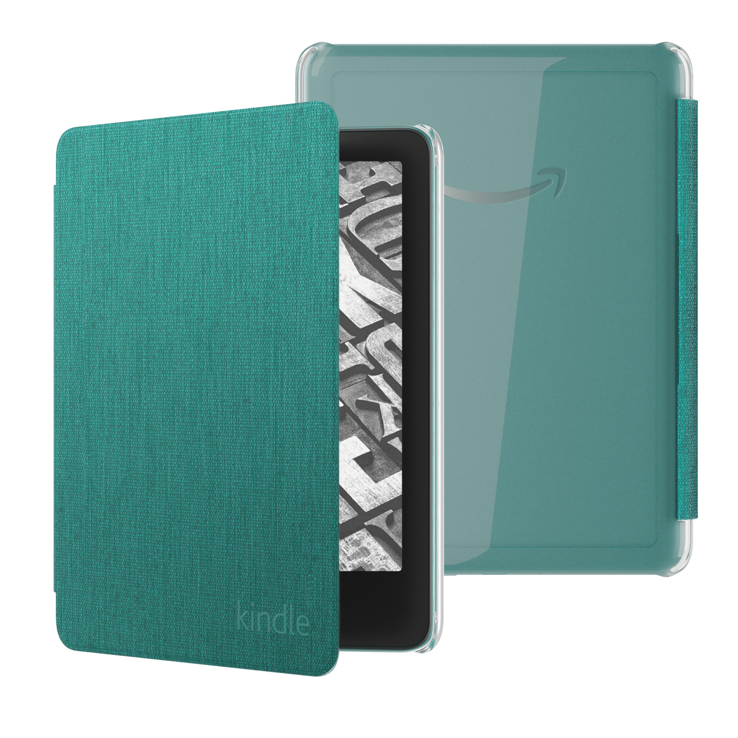 Amazon Kindle Paperwhite / Colorsoft Fabric Clear Back Cover Jade 68RO2413-JCL