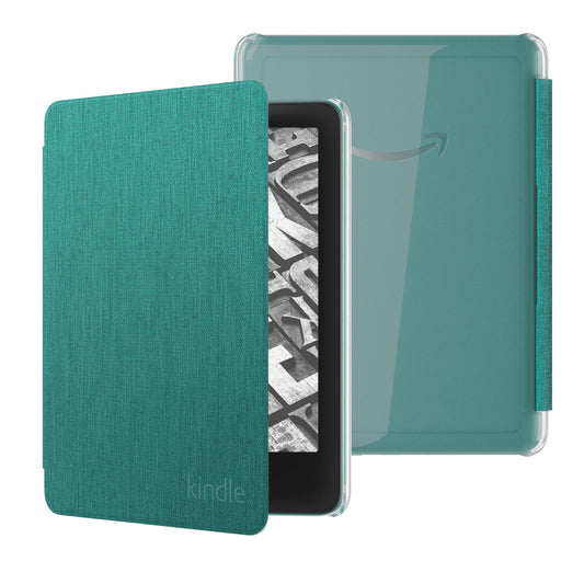Amazon Kindle Paperwhite / Colorsoft Fabric Clear Back Cover Jade 68RO2413-JCL