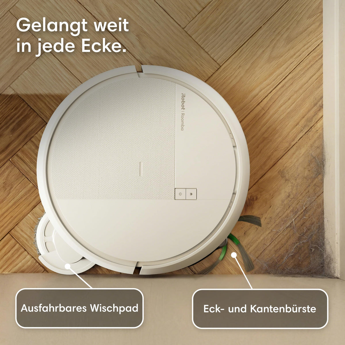 iRobot Roomba Plus 416 Vacuum Robot, AutoWash Base, Rotating Mopping Cloths - G282240