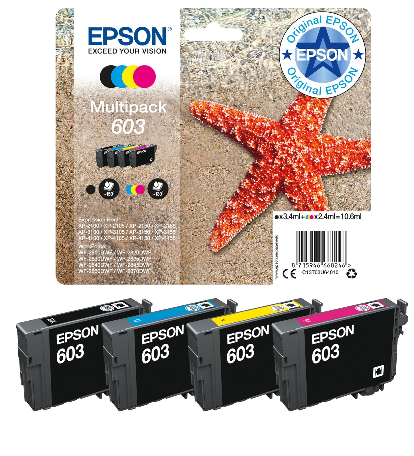 Epson 603 Multipack (C13T03U64010)