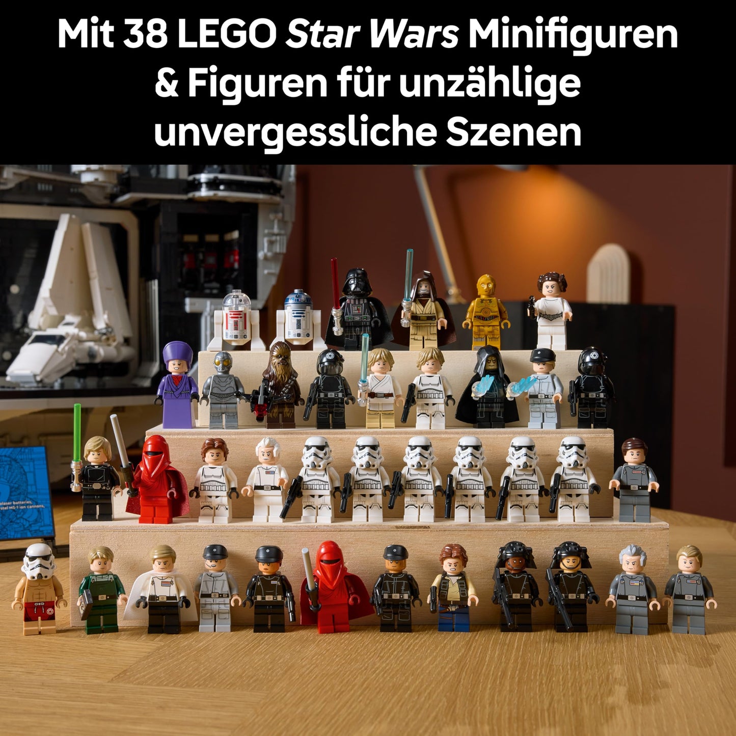 LEGO Star Wars Death Star - Building Set for Adults - Interactive UCS Display Model with 36 Minifigures including Luke Skywalker, Han Solo & Darth Vader - Gift for Men, Women and Fans - 75419