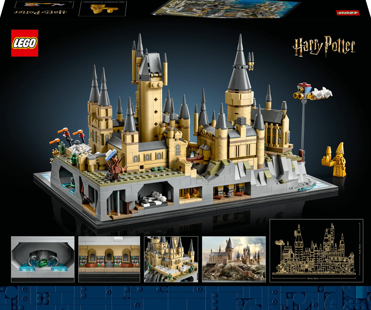 LEGO Harry Potter Castel Hogwarts cu terenul castelului 76419