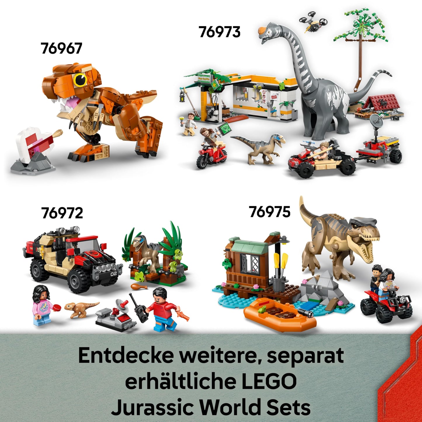 LEGO Jurassic World Baby Dinosaur Dolores: Aquilops - Toy Dinosaur to Build and Play with Play Plant - Gift for Children Ages 7 and Up and Fans of the Film Rebirth - 76970