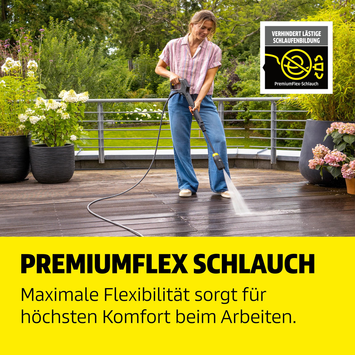 Kärcher High Pressure Cleaner K 5 Comfort Premium Car, 145 bar, 500 l/h, 40 m²/h, Hose Reel, Multi Jet, Electric - 1.324-807.0