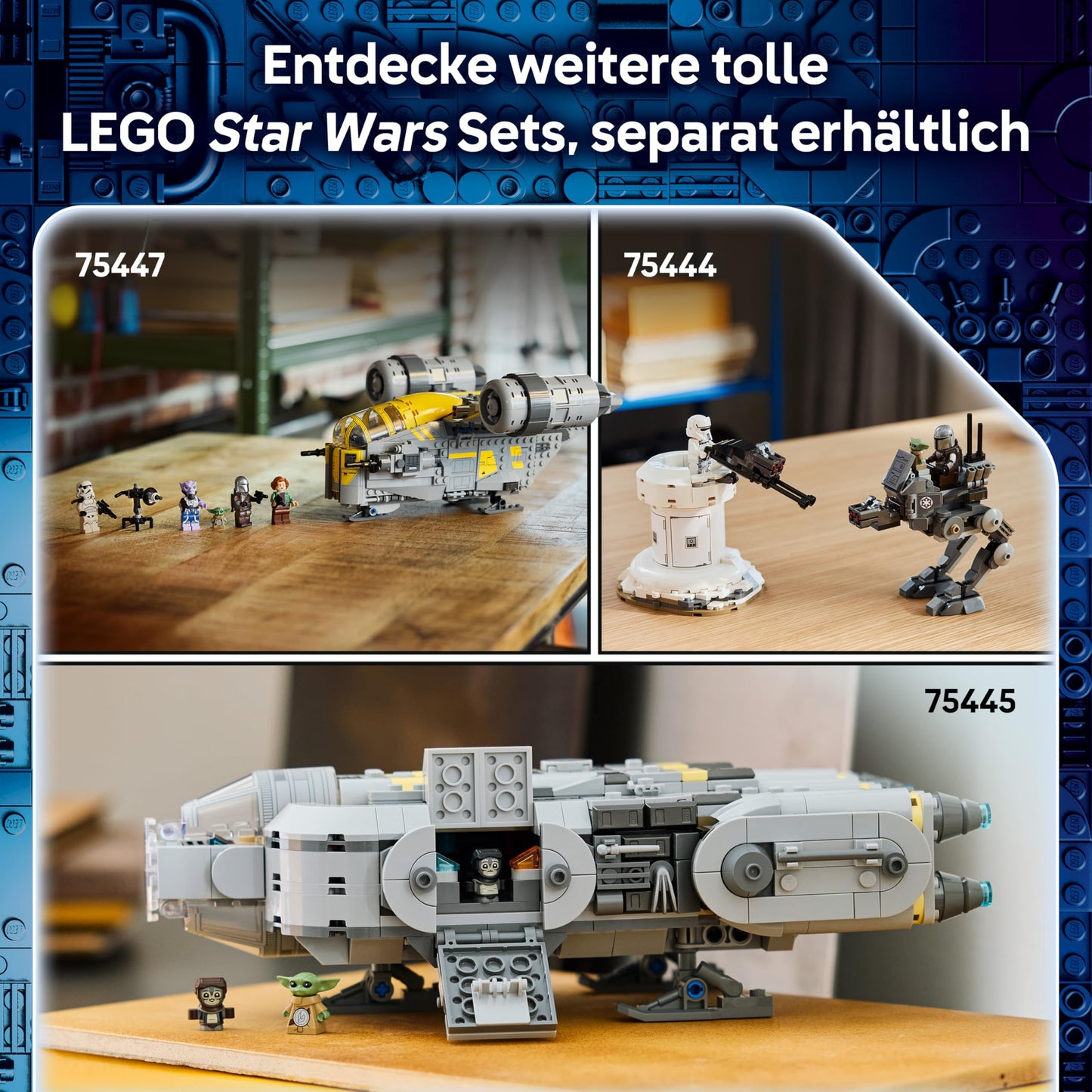 LEGO Star Wars 75446 Grogu (Apprentice of the Mandalorian) - toy figure model construction with Beskar armor as a DIY decoration - gift for boys and girls aged 10 and over as well as film fans