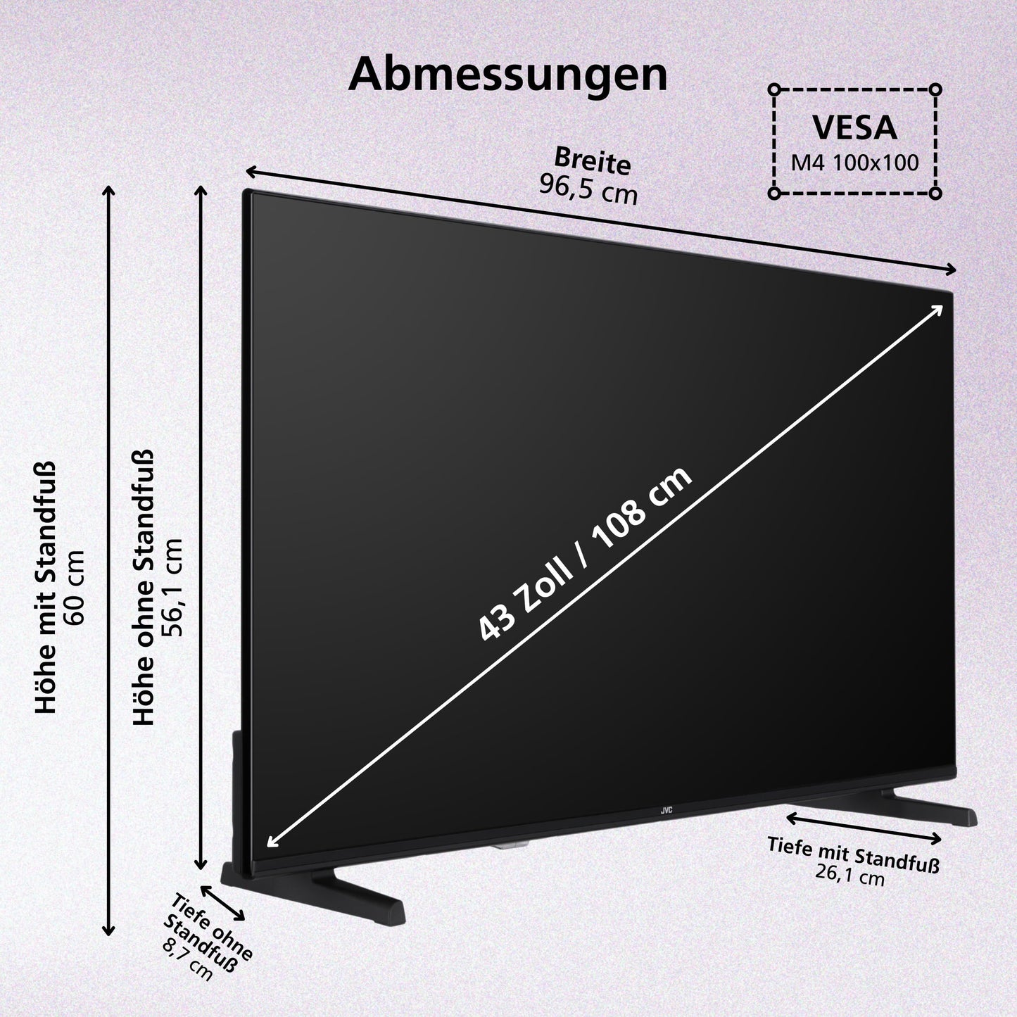 JVC LT-43VRQ3555 TV