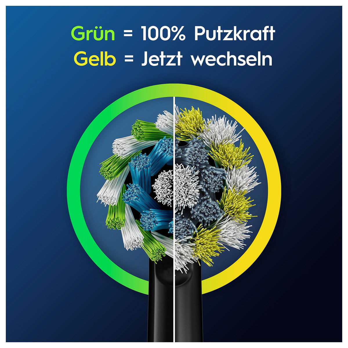 Oral-B Replacement Brush Heads PRO CrossAction, Black, 16 Pieces - 8006530033336
