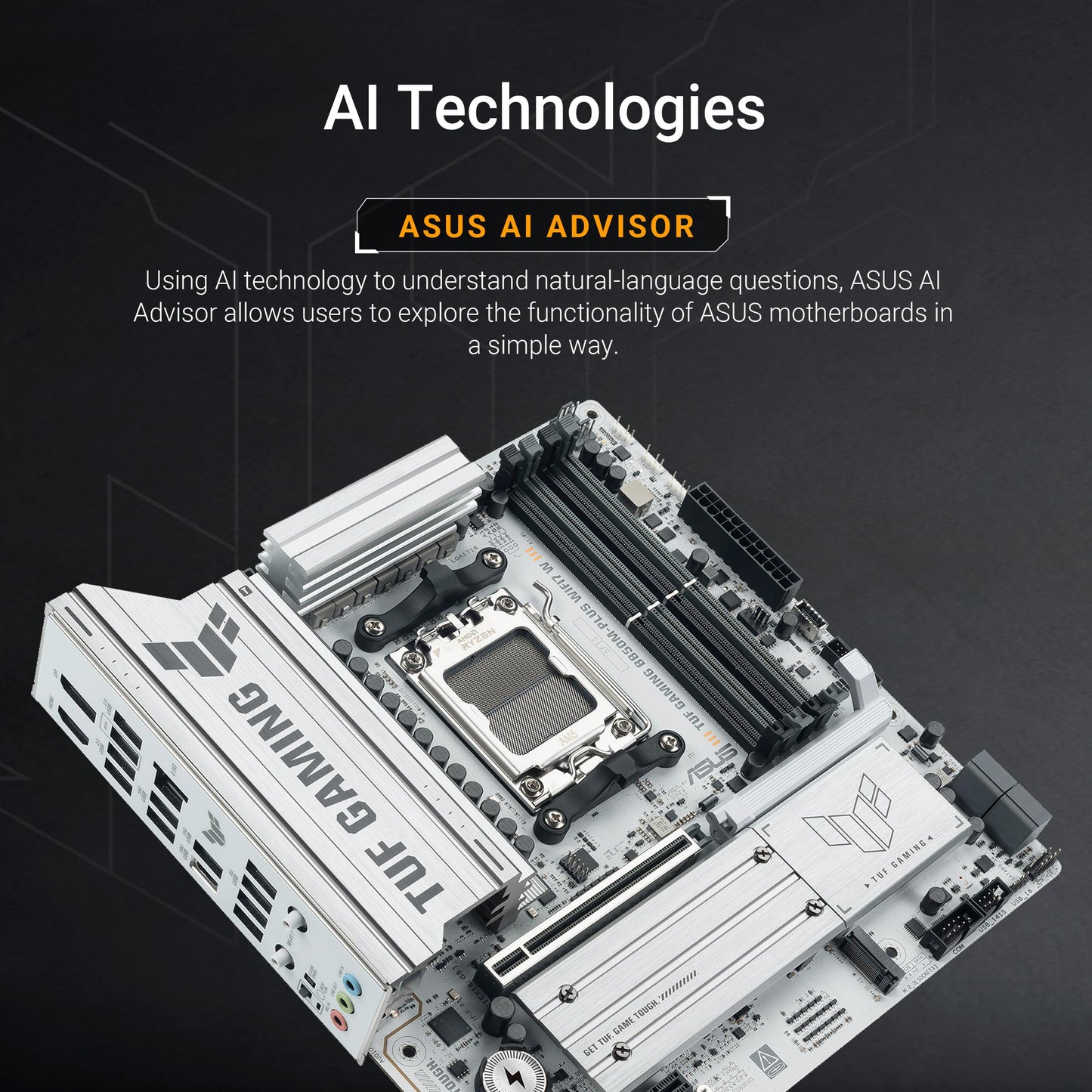 ASUS TUF Gaming B850M-Plus WIFI7 W 90MB1MD0-M0EAY0