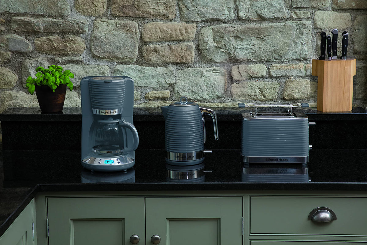 Russell Hobbs Inspire Kettle, Grey, 1.7 l, 2400 Watt - 24363-70