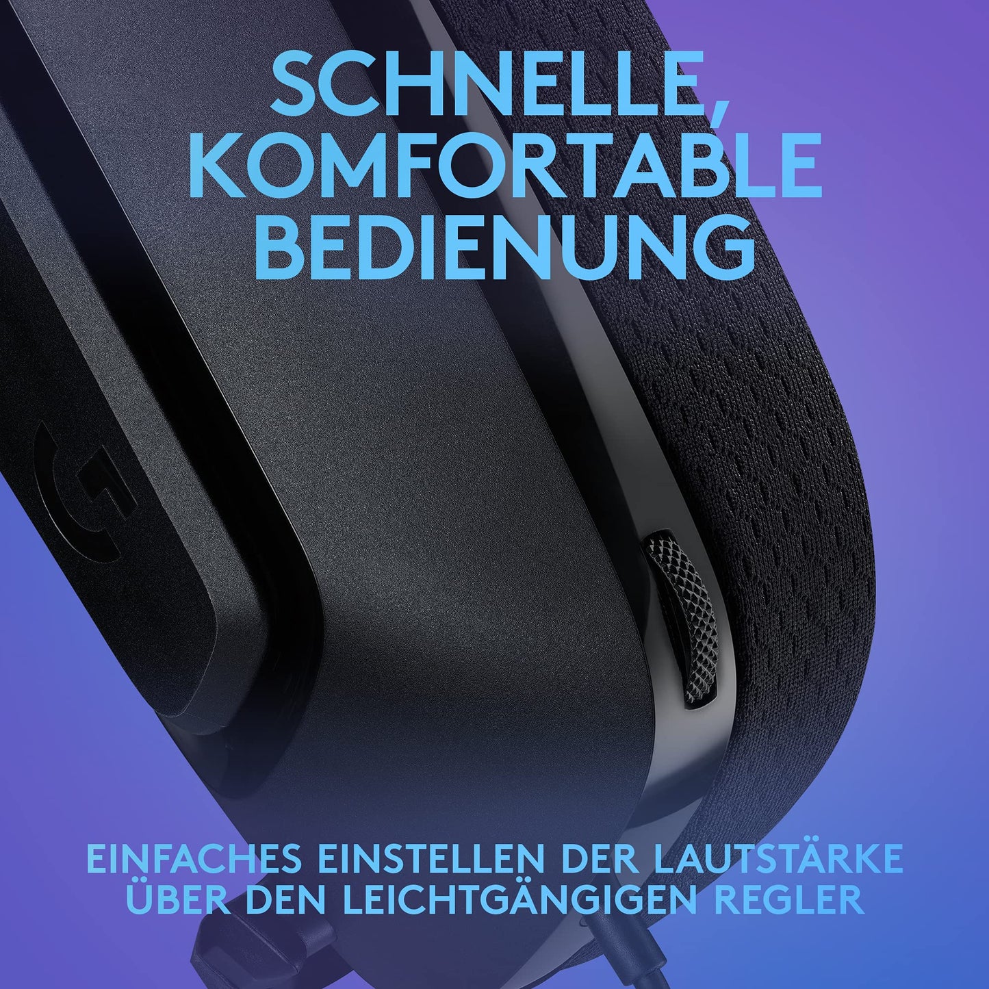 Logitech G G335, Wired Gaming Headset, Microphone with Flip Mute Switch, 3.5mm Audio Jack, Memory Foam Ear Pads, Lightweight, Compatible PC, PlayStation, Xbox, Nintendo Switch - Black - 981-000978