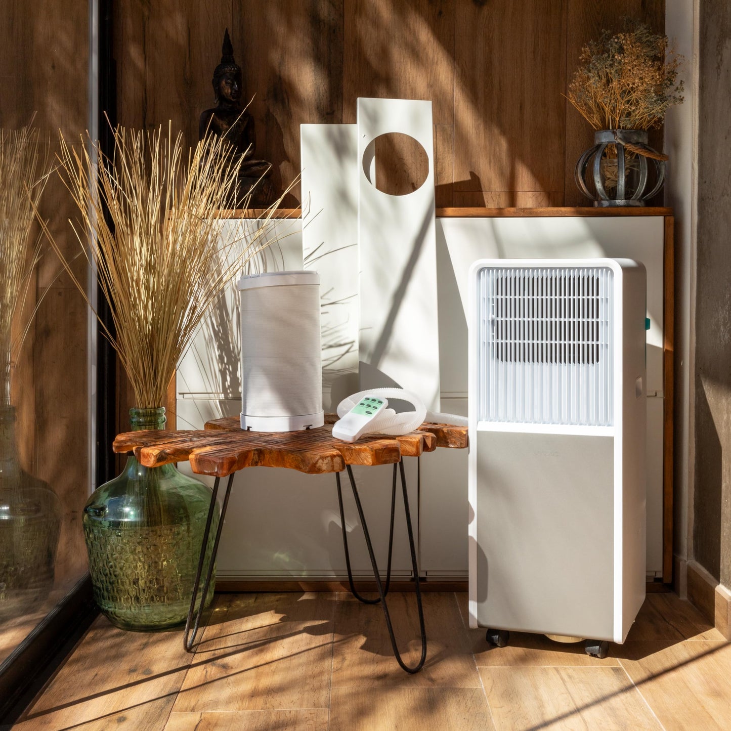 Cecotec portable air conditioner ForceClima 9150 Style, 9000 BTU, coverage area 25m2, remote control, touch control, LED display, 4 modes, 2 speeds, dehumidification mode, timer - 08164