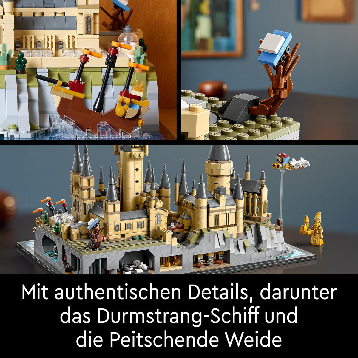 LEGO Harry Potter Castel Hogwarts cu terenul castelului 76419