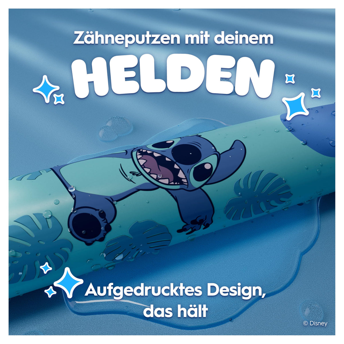 Oral-B iO Kids 6 Plus Disney Stitch Electric Toothbrush for Kids, Blue - 8700216932660