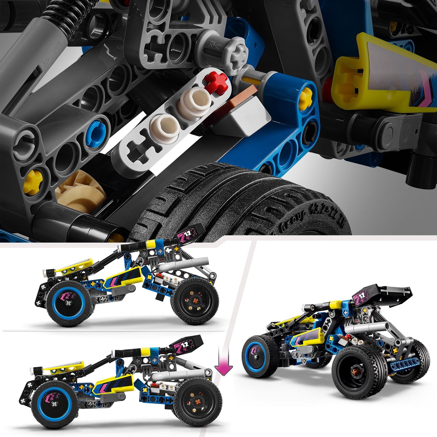 LEGO Technic Off-Road Racing Buggy & 31058 Creator Dinosaur - 42164