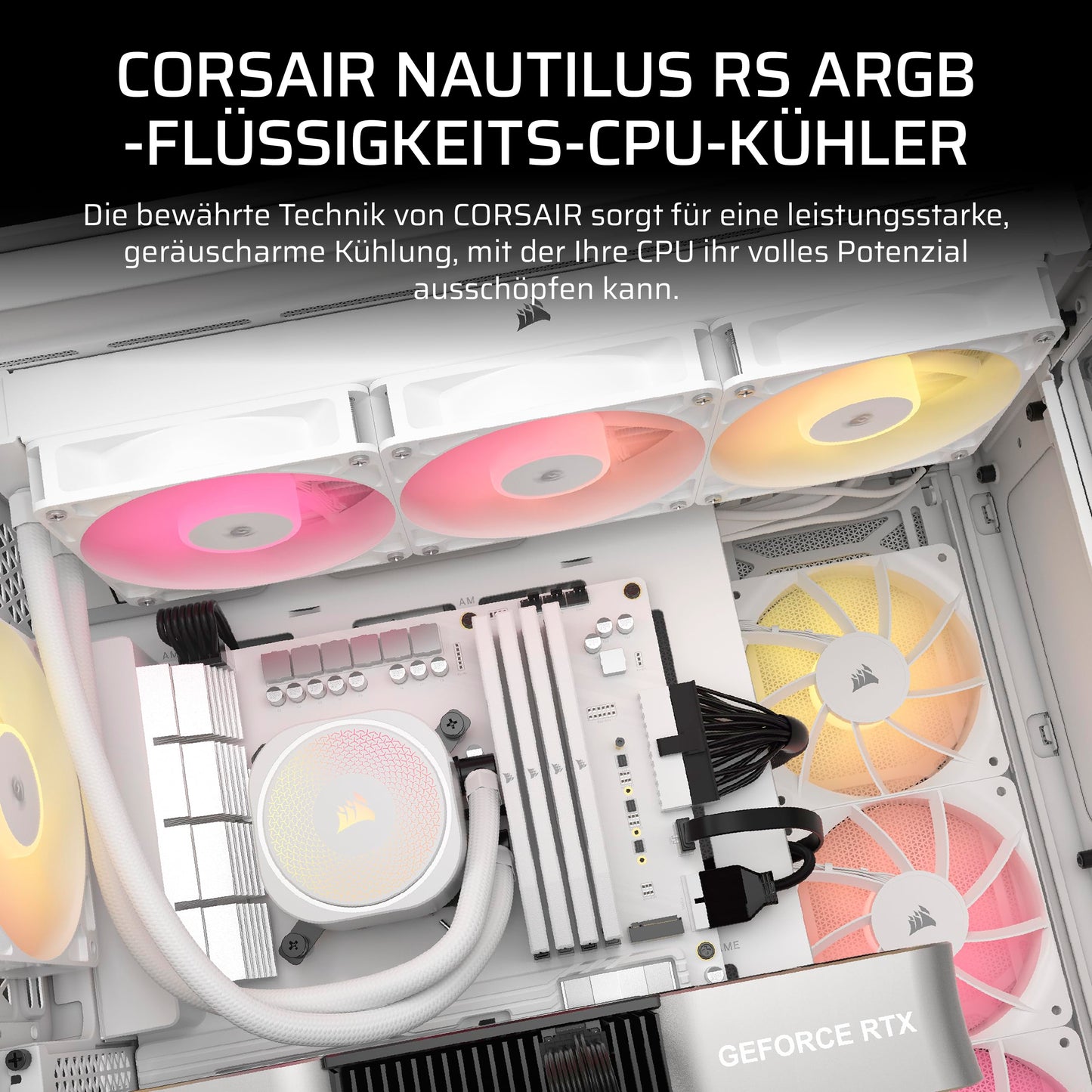 Corsair Nautilus 360 RS ARGB CPU Liquid Cooler - CW-9060095-WW