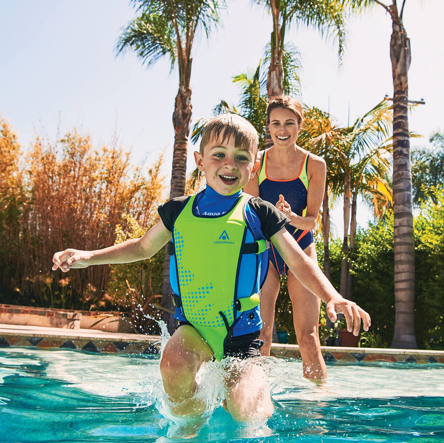 Zoggs Aquasphere Swim Vest for kids green size M (2-3Y) - ST134EU4131M