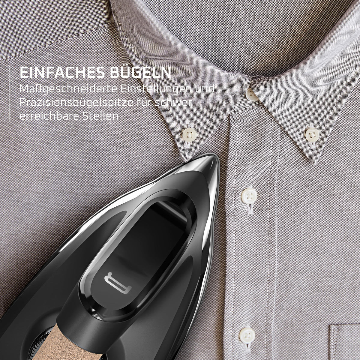 Rowenta Force Pro 350 Steam Iron Station, 2400 Watts, 6.4 bar, energy-saving - VR7443F0
