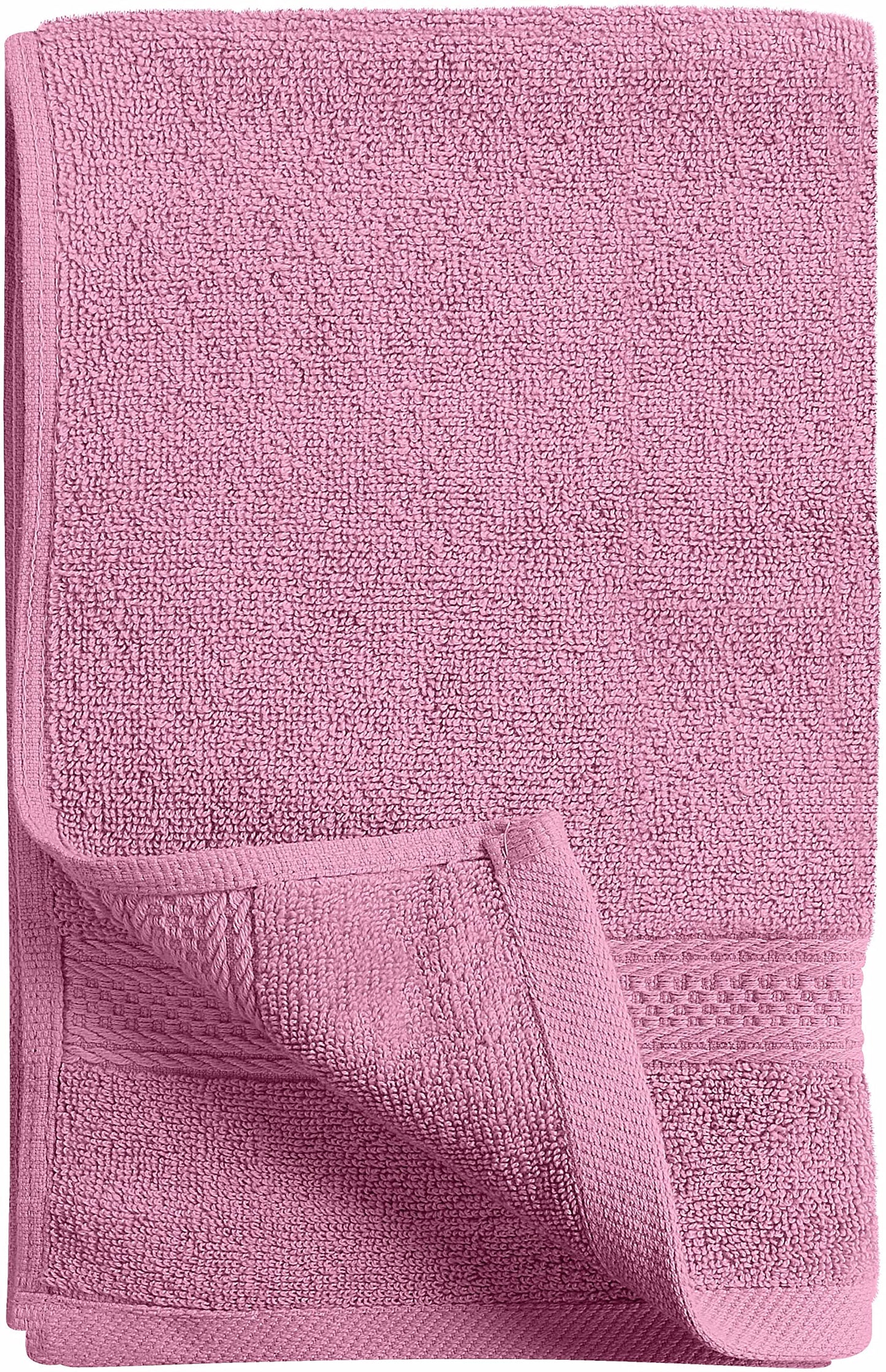 Utopia Towels, Premium Towel Set, 100% Ringspun Cotton, Ultra Soft and Highly Absorbent, 600gsm, for Bathroom, Gym, Shower, Hotel and Spa, 16" x 28", Pink, Pack of 6 - UT0899