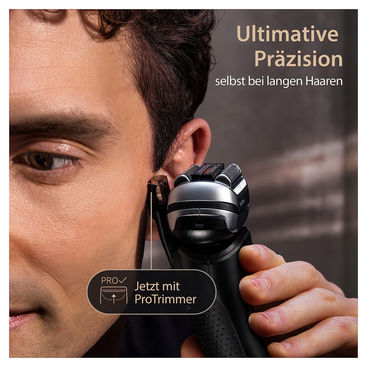 Braun Series 9 Pro+ Electric Shaver for Men, Electric Razor with 5 Pro Shaving Elements, Long Hair Trimmer, Shaver Charging Case PowerCase, 60 Min Runtime, Made in Germany, 9527s, Silver
