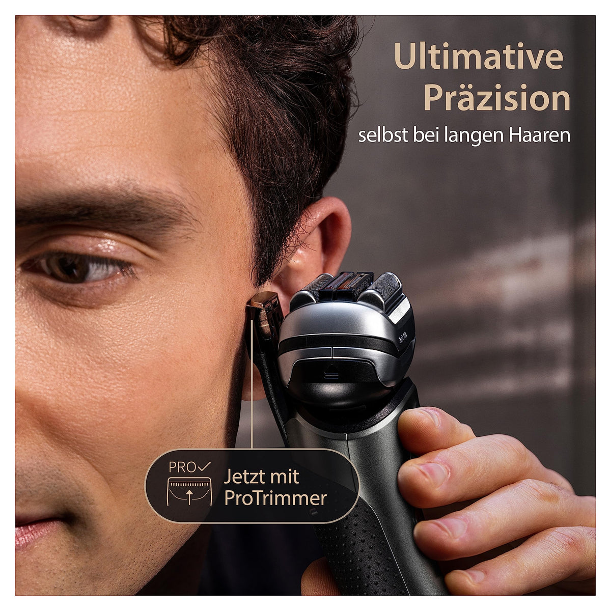 Braun Electric Shaver for Men Series 9, 9477cc, Silver - 4210201394723