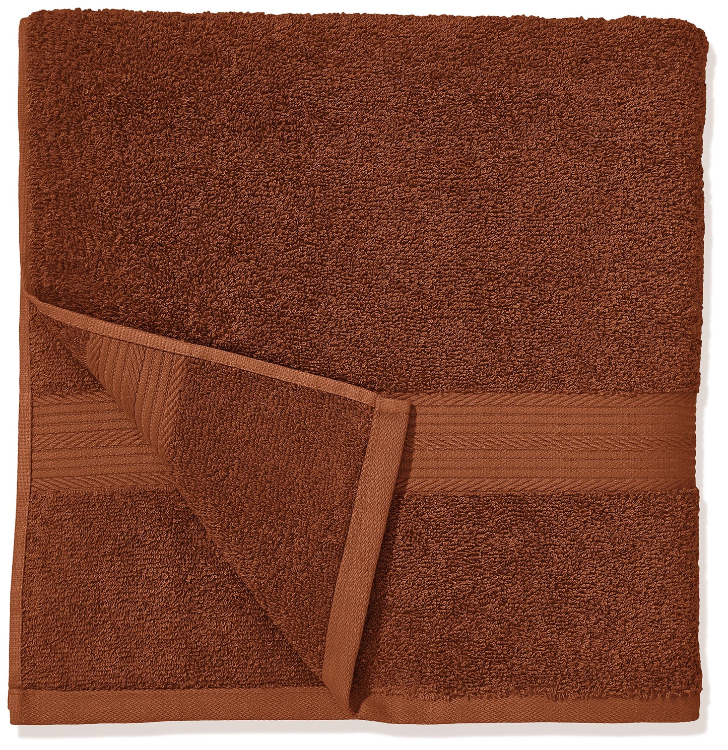 Amazon Basics Towel Set, Fade Resistant, 2 Bath Towels and 4 Hand Towels, Hazelnut Brown, 100% Cotton 500g/m² - ABFR-6PkSet(2Bath+4Hand)/ABFR-6